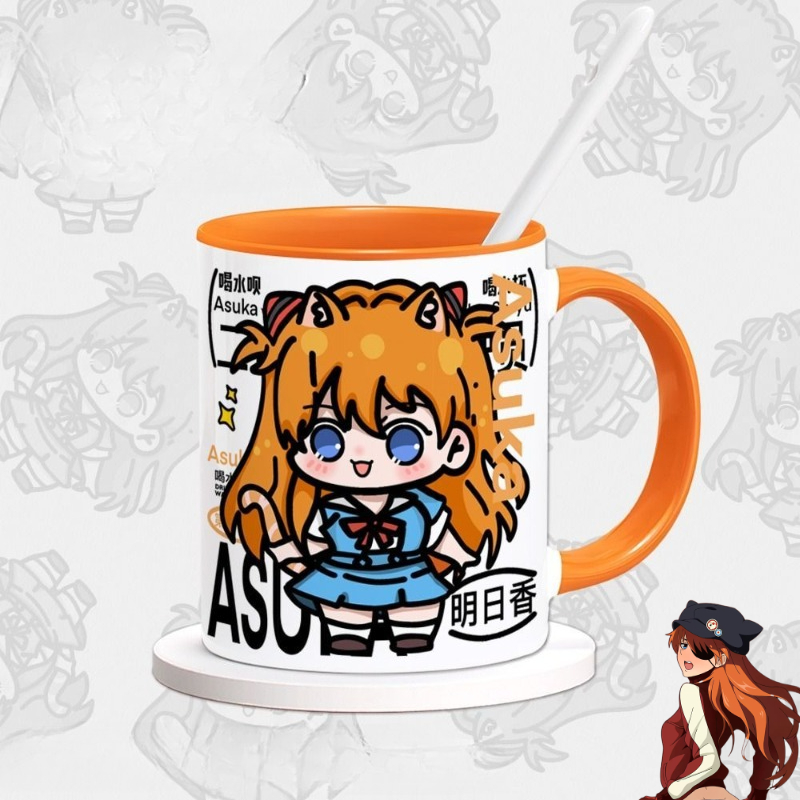 EVA Asuka Langley Soryu Anime  - đánh giá và giá Anime Merchandise Mugs